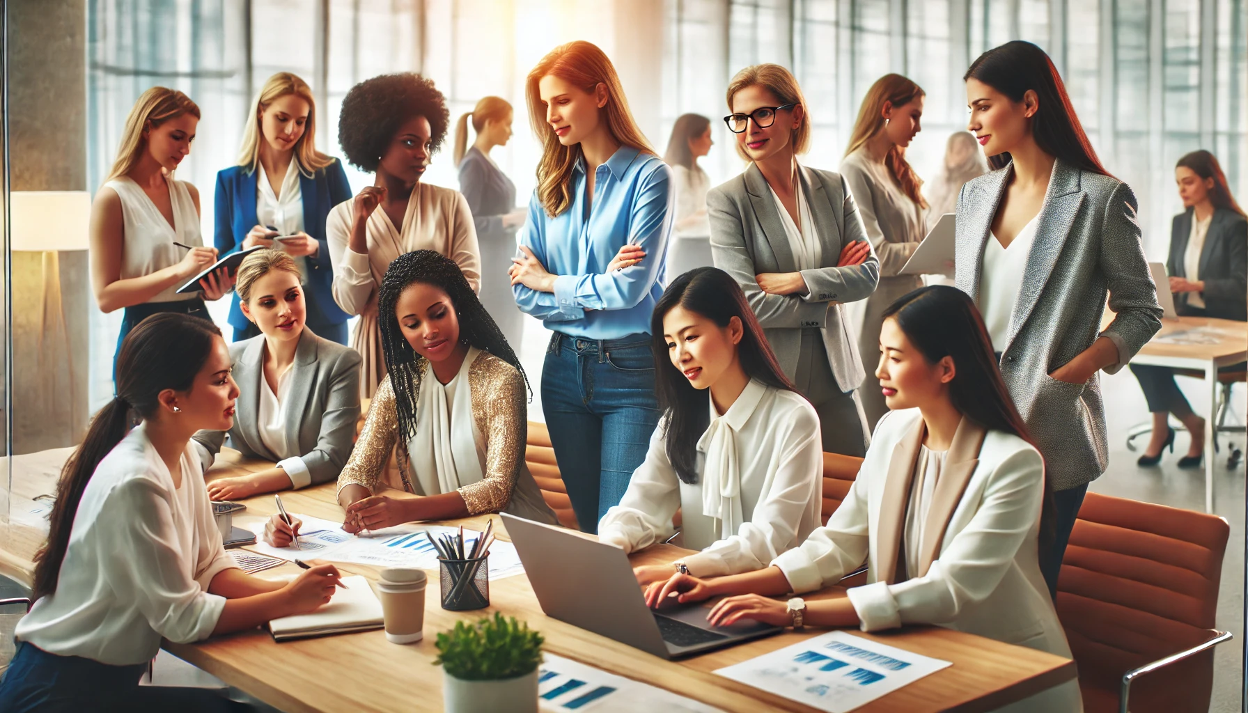 mujeres líderes corporativos