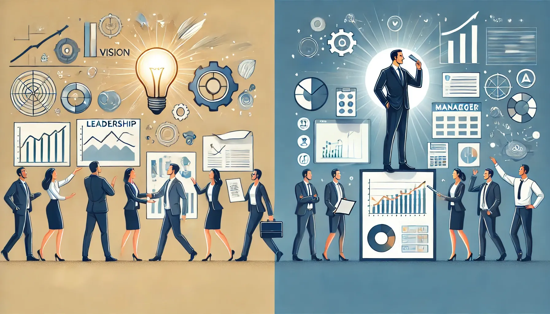 Diferencias Entre Liderazgo y Gestión