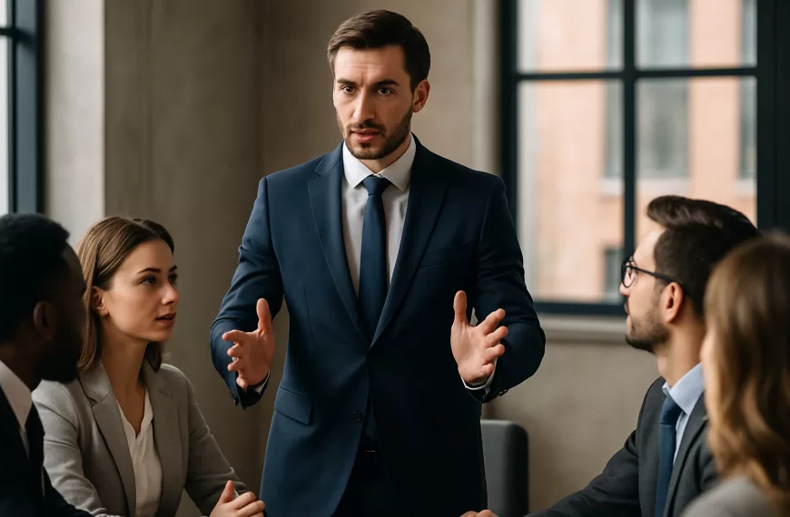 lenguaje corporal liderazgo