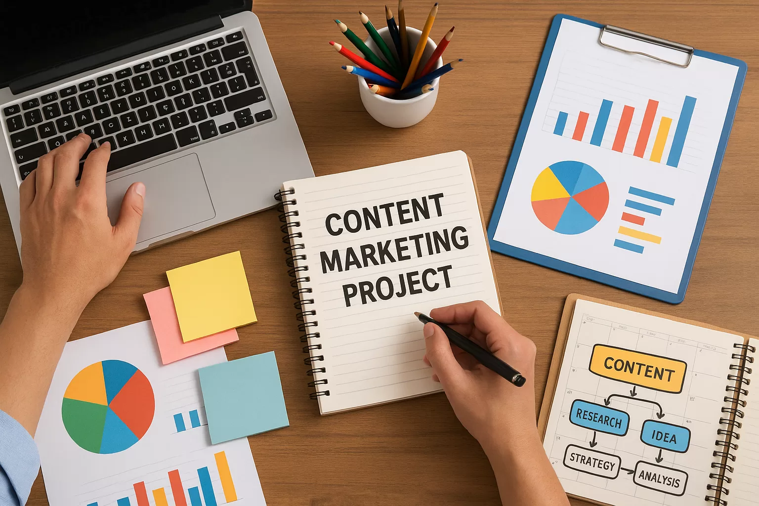 gestionar proyectos marketing de contenidos